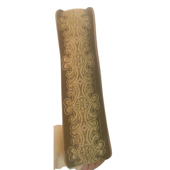 Vintage Floral Tapestry Purse Mid-Century Needlepoint Evening Bag Cottagecore - Picture 8 of 8